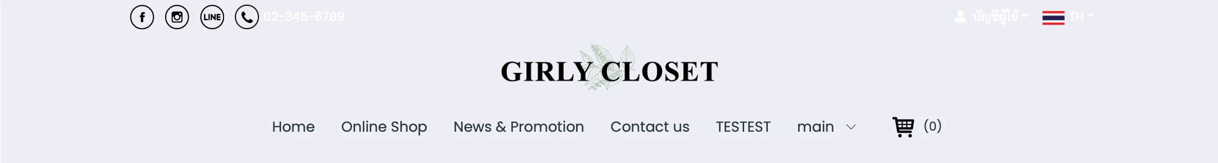 การใช้งาน การปรับแต่งรูปแบบ Header