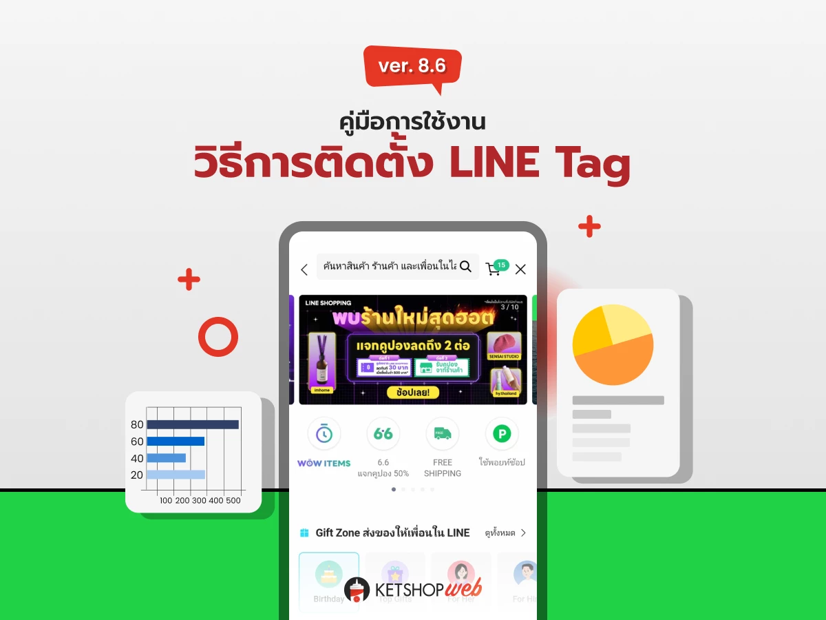 วิธีการติดตั้ง LINE Tag