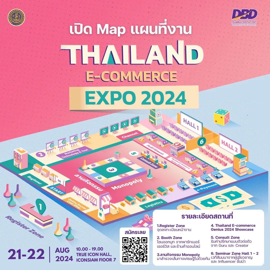 Thailand E-commerce Expo 2024   Ketshopweb เข้าร่วมเป็นหนึ่งในพันธมิตรสำคัญของกรมพัฒนาธุรกิจการค้า  Ketshopweb  โทมาโต้ ไอเดียส์